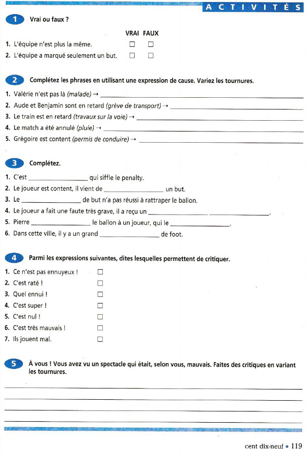 115 Communication progressive Deb Parler des autres Critiquer Ex